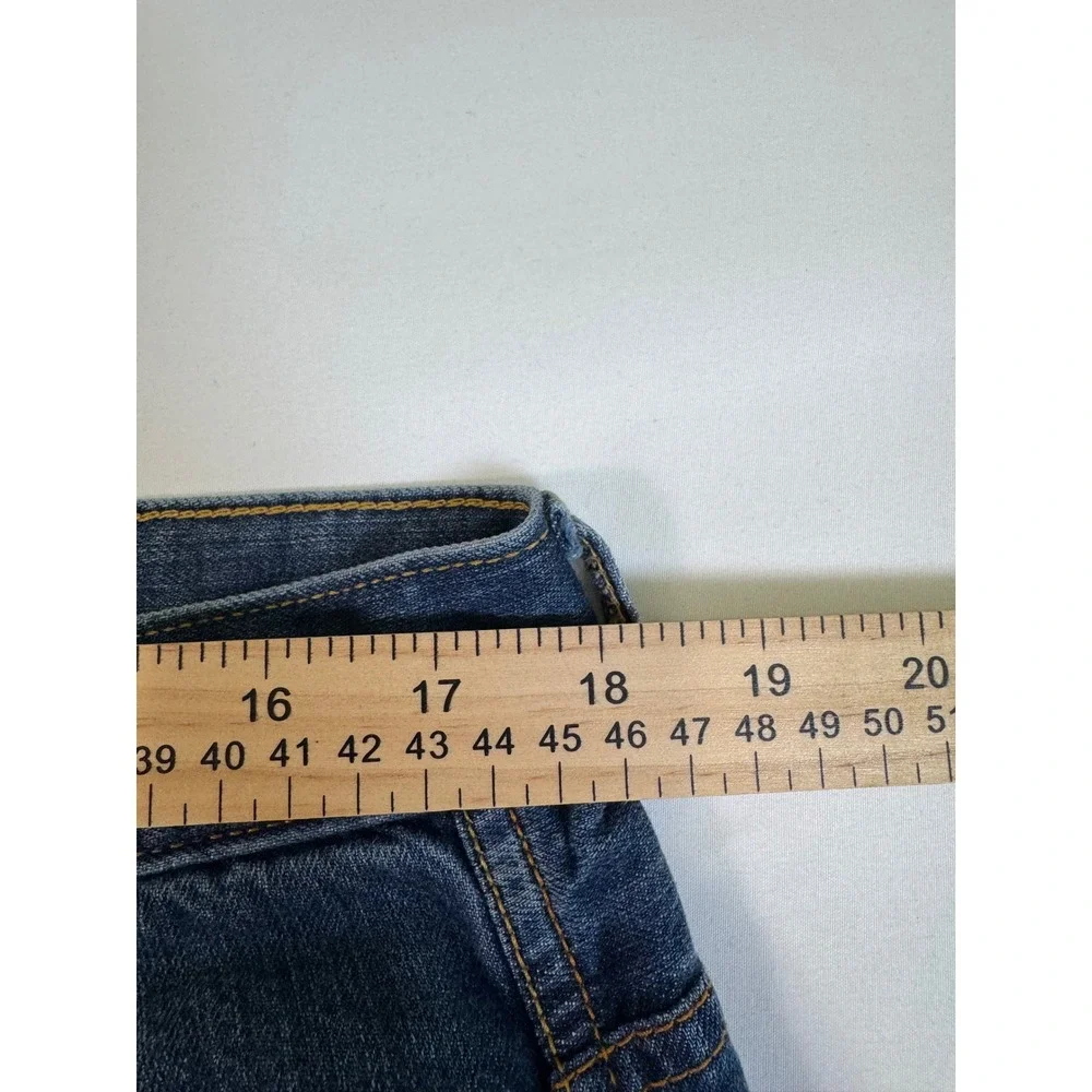 Kimes Ranch‎ Jeans Mens 36x38 Blue Cal Straight Leg Made in USA Distressed Denim
